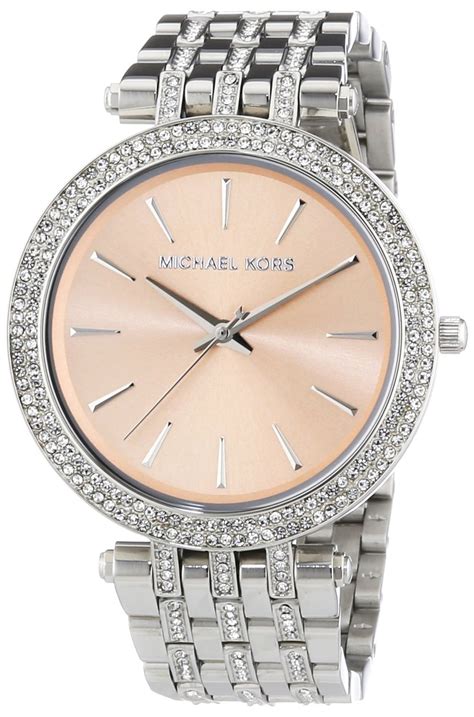 silver michael kors watch ladies|michael kors watch silver price.